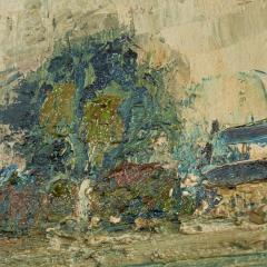 Dutch Landscape Oil on Canvas 1940s - 4609001