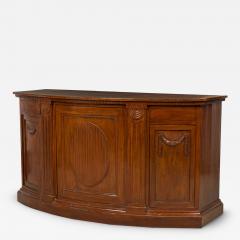 Dutch Mahogany Veneer Decoratively Carved Credenza Sideboard - 4186155