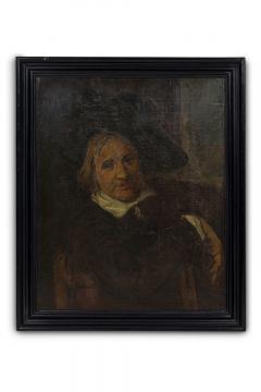Dutch Man with Large Hat Portrait - 4517153