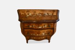 Dutch Marquetry Bomb Commode - 640286