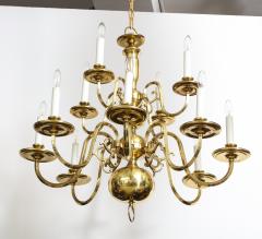 Dutch Mid Century Brass Chandelier - 1690680