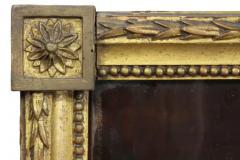 Dutch Neoclassic Giltwood and Reverse Painted Mirror - 4130094