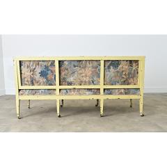 Dutch Painted Parcel Gilt Settee with New Upholstery - 4542022