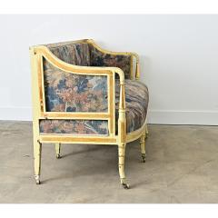 Dutch Painted Parcel Gilt Settee with New Upholstery - 4542024