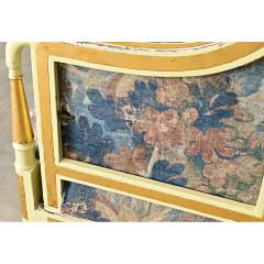 Dutch Painted Parcel Gilt Settee with New Upholstery - 4542025