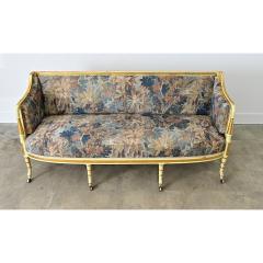 Dutch Painted Parcel Gilt Settee with New Upholstery - 4542063