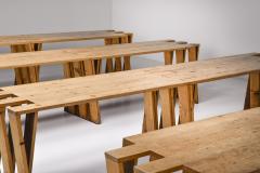 Dutch Pine Modular Puzzle Dining Tables 1950s - 2163245