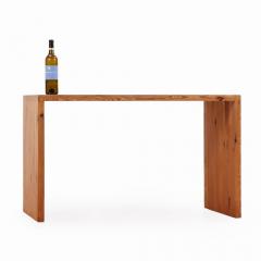 Dutch Pine Waterfall Desk C 1970  - 4242645