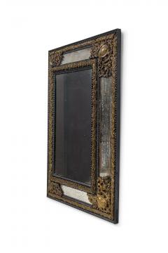 Dutch Repouse Glass and Brass Mirror - 4171117
