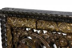 Dutch Repouse Glass and Brass Mirror - 4171121