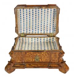 Dutch Rococo Walnut and Marquetry Document Box - 1568160