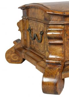 Dutch Rococo Walnut and Marquetry Document Box - 1568171