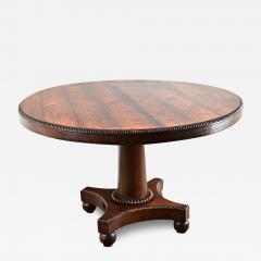 Dutch Round Rosewood Dining Table - 3590781