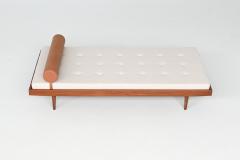 Dutch daybed in teak and wool with drawers The Netherlands 1960 - 4106391
