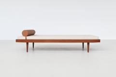 Dutch daybed with drawers in teak and wool The Netherlands 1960 - 3957448