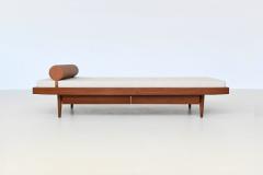 Dutch daybed with drawers in teak and wool The Netherlands 1960 - 3957449