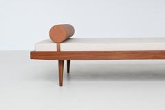 Dutch daybed with drawers in teak and wool The Netherlands 1960 - 3957454