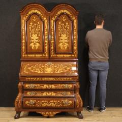 Dutch inlaid trumeau with three drawers from the 20th century - 3936532