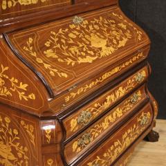 Dutch inlaid trumeau with three drawers from the 20th century - 3936540