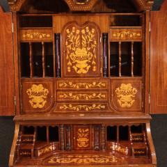 Dutch inlaid trumeau with three drawers from the 20th century - 3936541