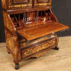 Dutch inlaid trumeau with three drawers from the 20th century - 3936544