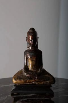 Dvaravati Meditation Buddha Statue in antique Thai - 3690745