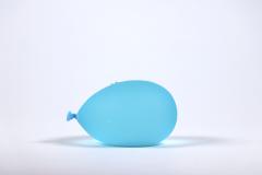 Dylan Martinez Glass Sculpted Water Balloon Light Blue with Droplets - 4464410