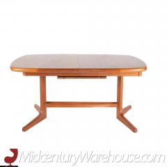 Dyrlund Style Mid Century Teak Hidden Leaf Dining Table - 2569142