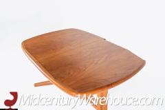 Dyrlund Style Mid Century Teak Hidden Leaf Dining Table - 2569144
