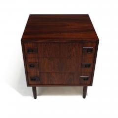 E Brouer Danish Rosewood Nightstand with Drawers - 3486712