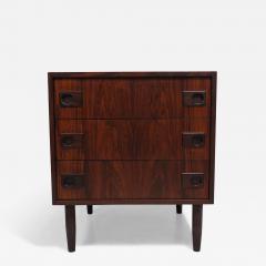 E Brouer Danish Rosewood Nightstand with Drawers - 3489328