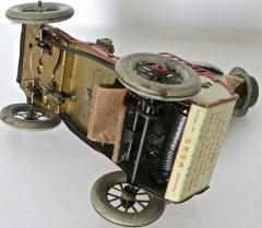 E P Lehman Lehman Tut Tut Clockwork Car with Driver German Patented 1903 - 274602