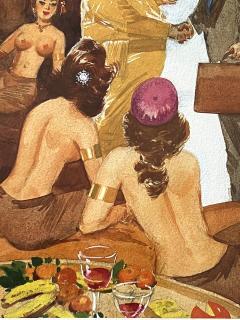 E Simms Campbell African American Illustrator Beautiful Maidens Nude Women Harem - 2737652