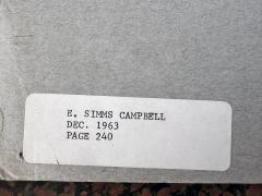 E Simms Campbell Santa Claus Sexy Playboy Cartoon First African American Illustrator Elmer Simms - 3916243