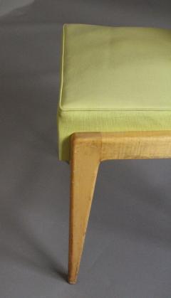 E Verot et R Clement Set of Four French 1950s Sycamore Chairs by Verot et Clement - 621347