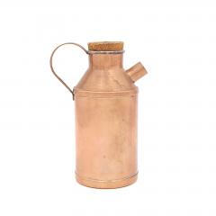 E W Allen Large Milk Pitcher in Copper with Cork - 3364177