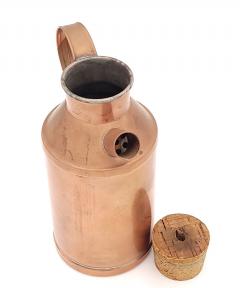 E W Allen Large Milk Pitcher in Copper with Cork - 3364183