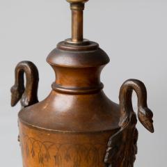 EARLY 19TH CENTURY TOLE VASE CONVERTED TO A LAMP - 3748488