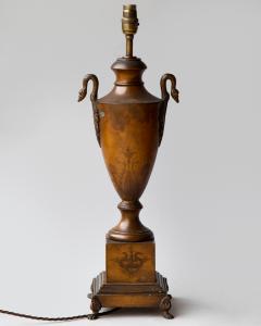 EARLY 19TH CENTURY TOLE VASE CONVERTED TO A LAMP - 3748498