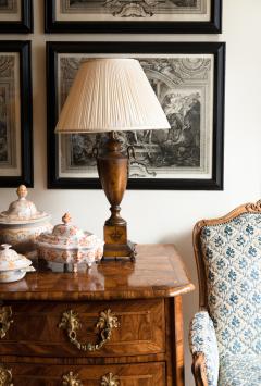 EARLY 19TH CENTURY TOLE VASE CONVERTED TO A LAMP - 3748501