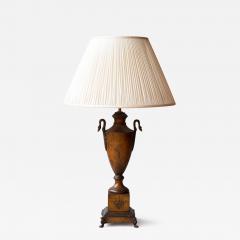 EARLY 19TH CENTURY TOLE VASE CONVERTED TO A LAMP - 3751258