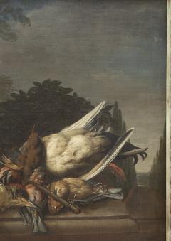 EARLY 19TH FRENCH SCHOOL PAIR OF STILL LIFES WITH GAME OIL ON CANVAS - 4211772
