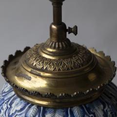 EARLY 19th CENTURY DELFT OCTAGONAL BALUSTER VASE CONVERTED TO A LAMP - 3998691