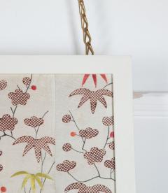 EARLY 20TH CENTURY JAPANESE WOOD BLOCK AND EMBROIDERED SILK - 3677035