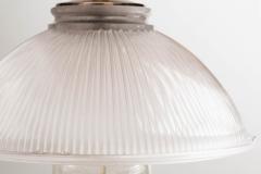 EARLY 20TH ENGLISH HOLOPHANE DISH LIGHT - 3632087