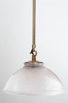 EARLY 20TH ENGLISH HOLOPHANE DISH LIGHT - 3632088
