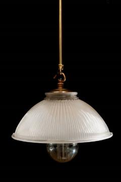 EARLY 20TH ENGLISH HOLOPHANE DISH LIGHT - 3632090