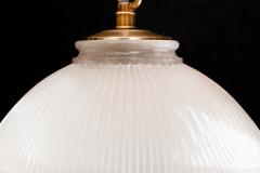 EARLY 20TH ENGLISH HOLOPHANE DISH LIGHT - 3632091