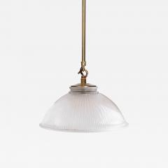 EARLY 20TH ENGLISH HOLOPHANE DISH LIGHT - 3635710