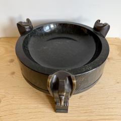 EARLY 20th CENTURY MARBLE AND BRONZE BOWL - 4304567